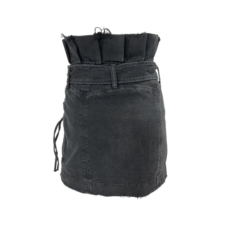 Retrofete Belted Jet Black Shalina Skirt Size XS - Picture 3 of 5